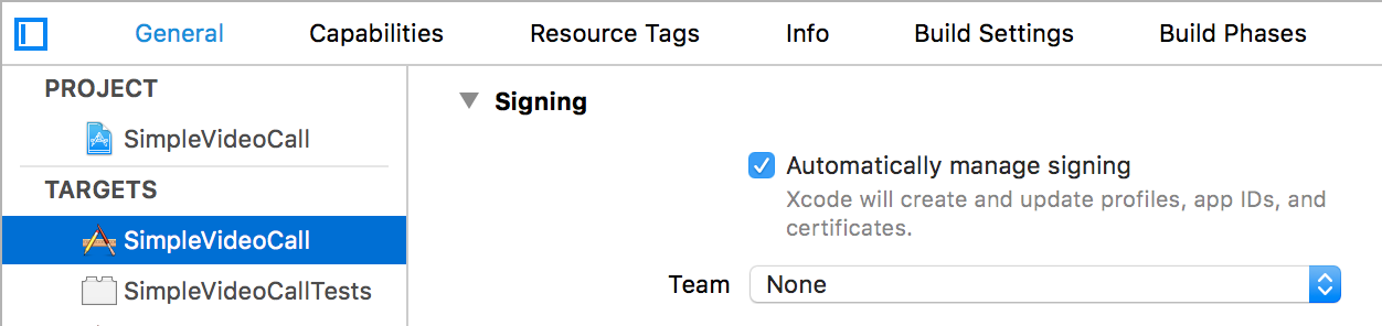 Xcode import project